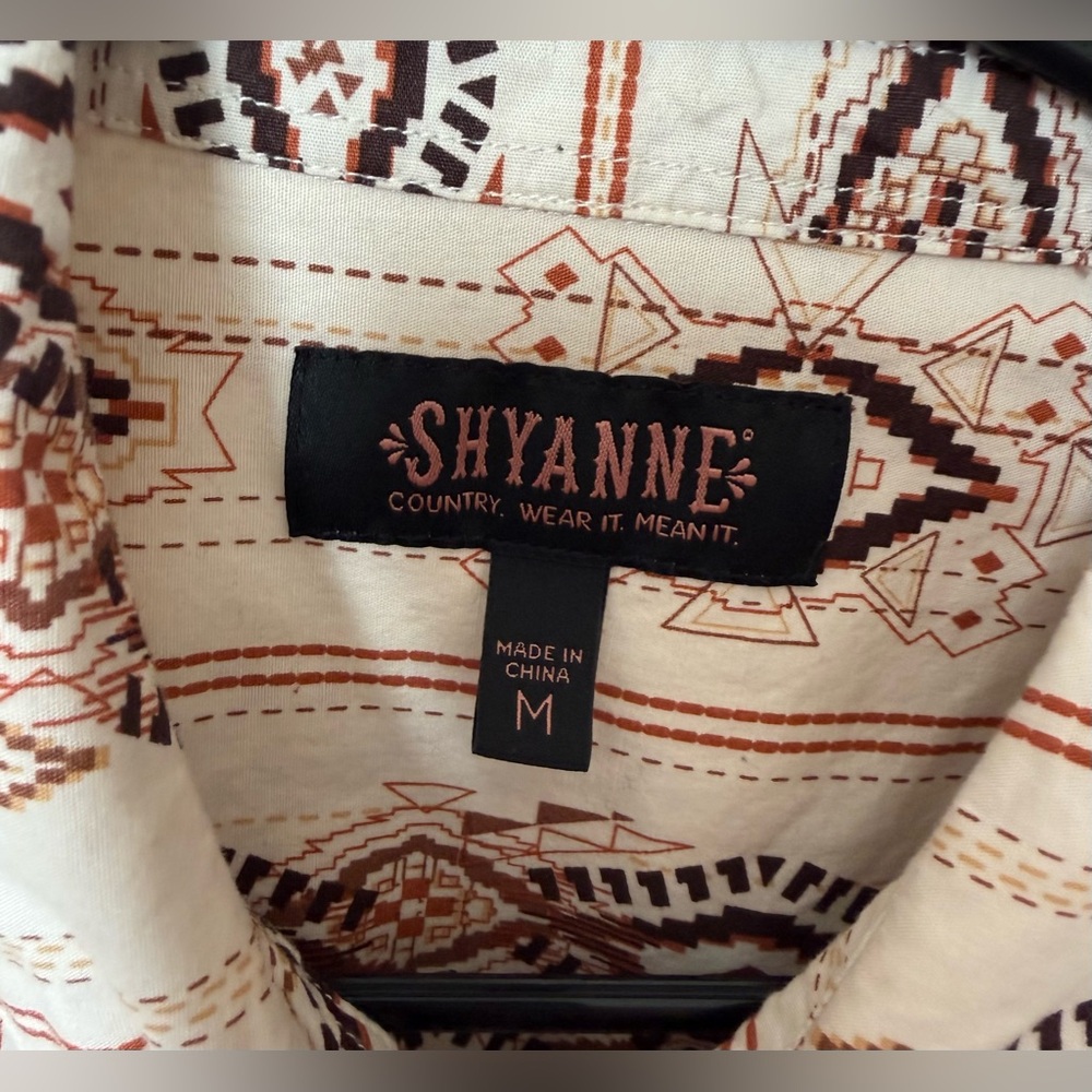 Shyanne Patterned Buttoned Down Shirt Southwester… - image 3